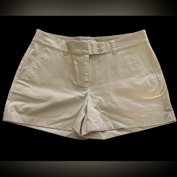 Vineyard Vines Pants - NWT Vineyard Vines Women's Beige Shorts Sz 8